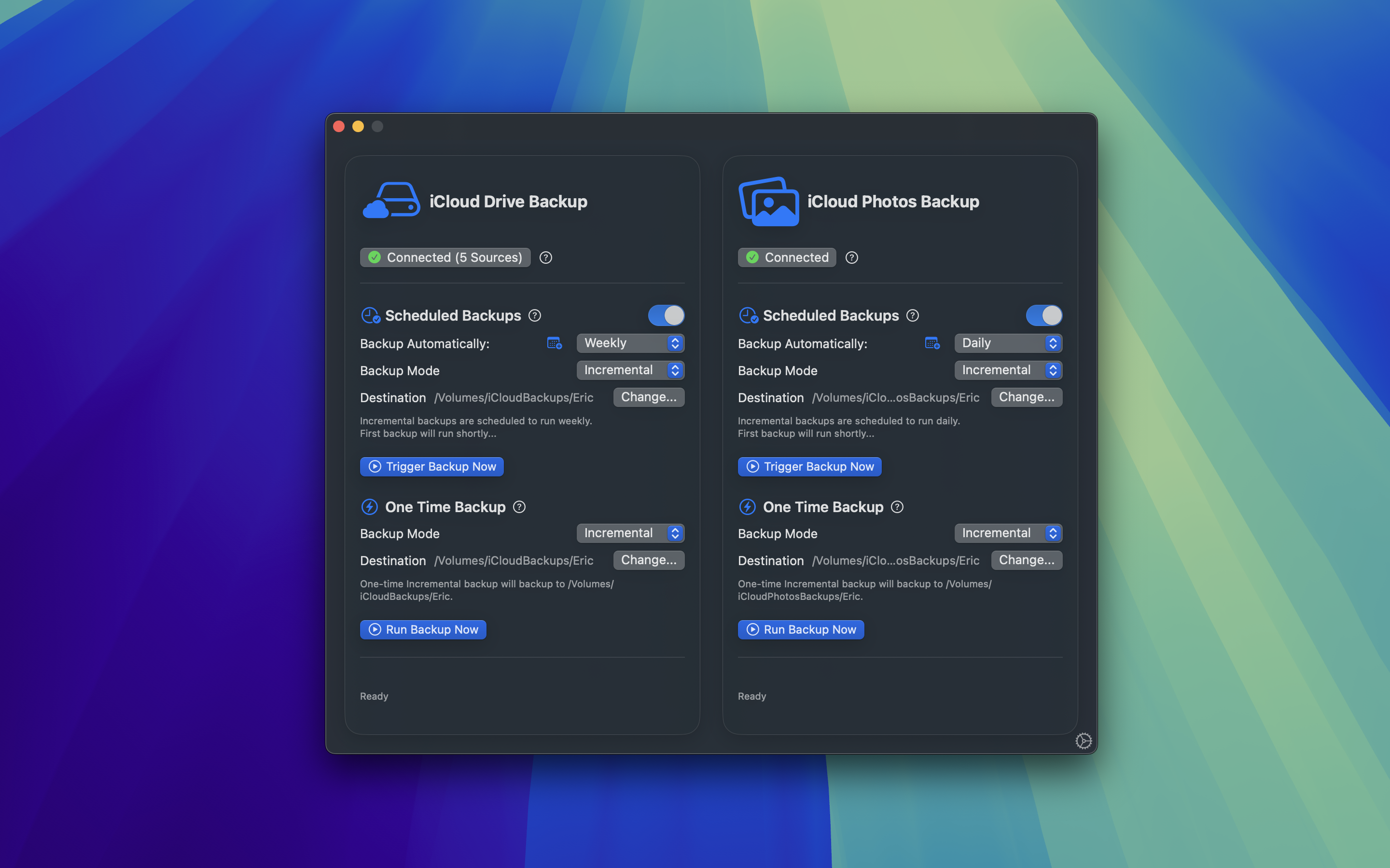 Backup complete